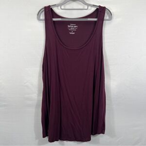 3 for $20 Torrid Womens Supersoft Burgundy Tank Top 0753